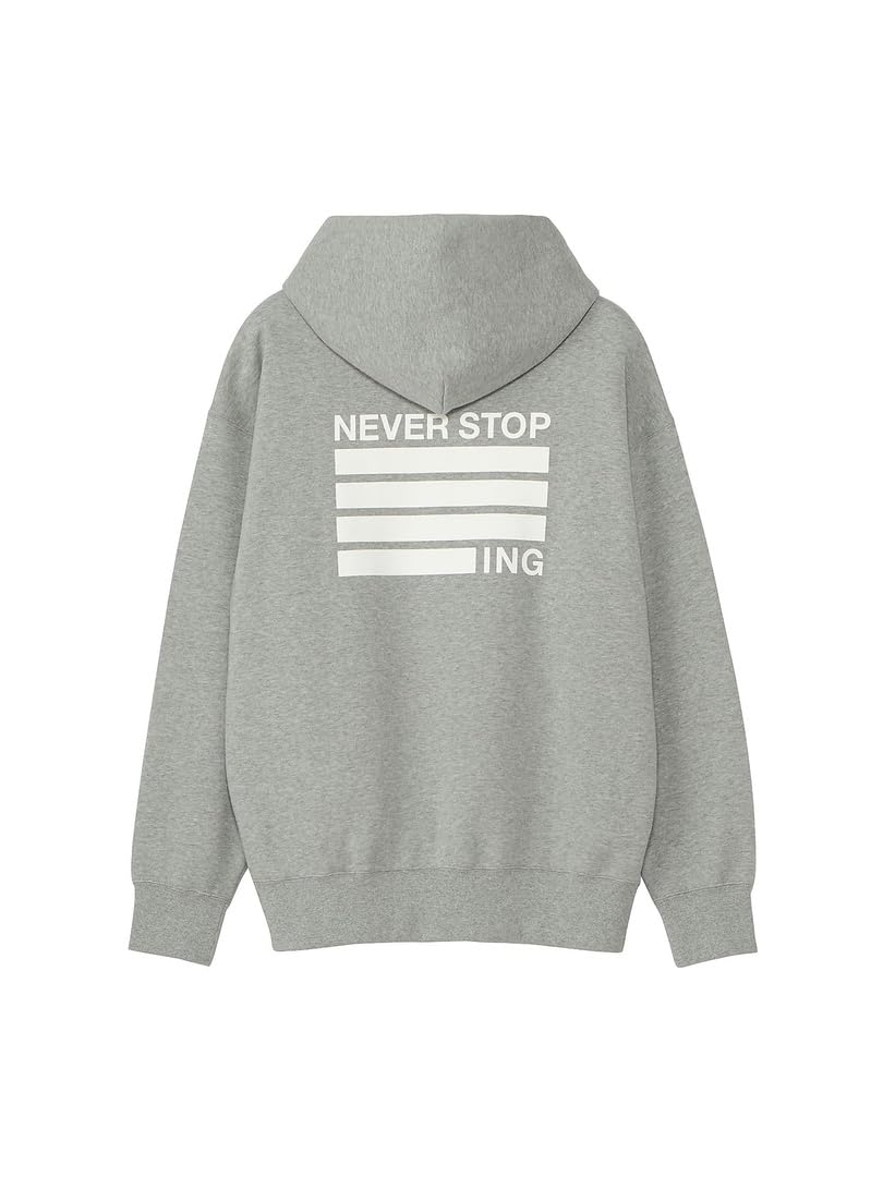 The North Face Never Stop ING Mixed Size M Hoodie, Unisex, Gray,