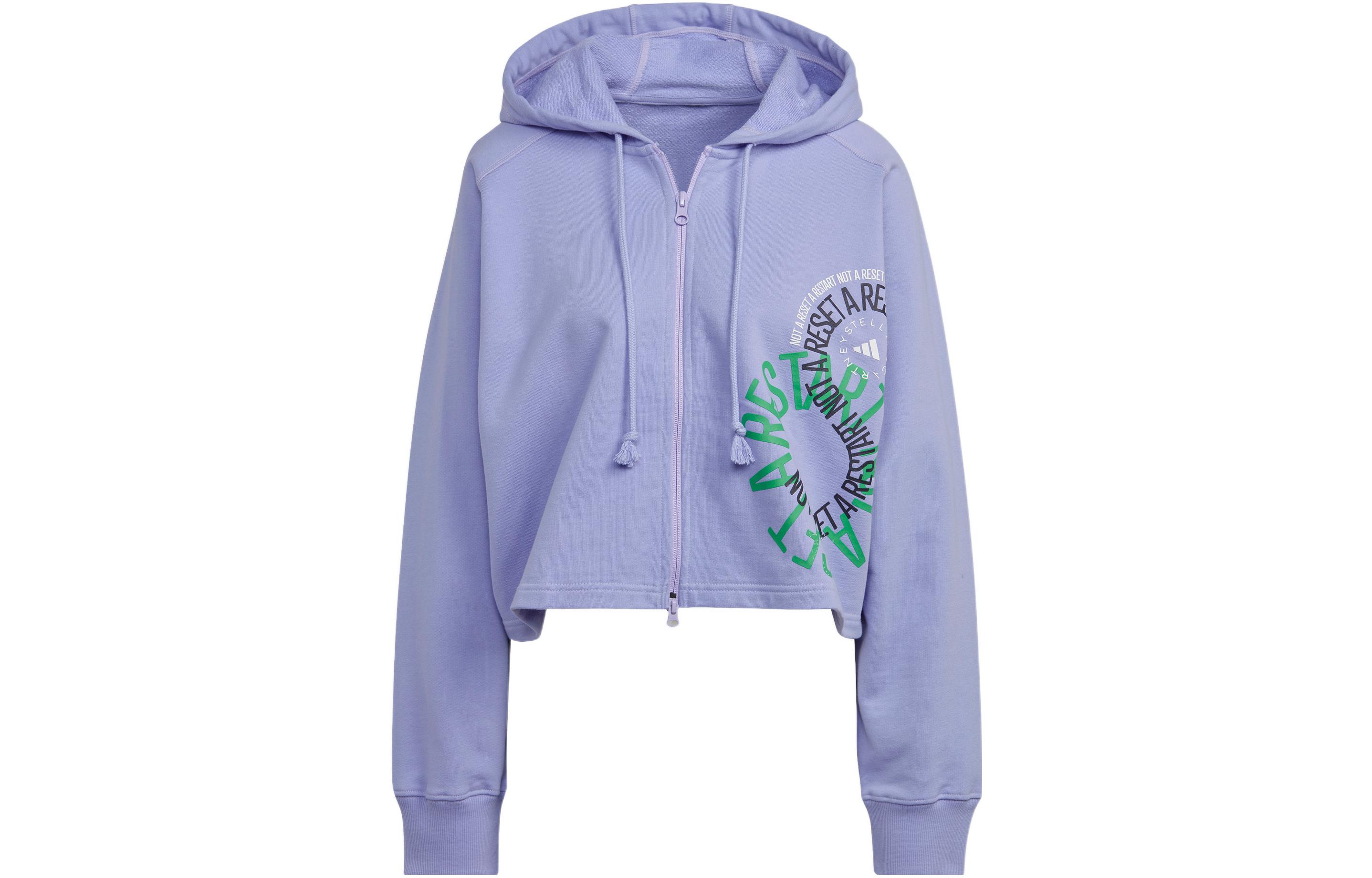 Adidas X Stella McCartney Jackets Women s Purple Hooded Moderate Other IB5892 L