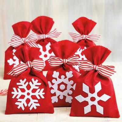 25-100X Wedding Drawstring Pattern Organza Party Gift Bags Candy Jewelry 18X13CM