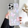 Colorful Butterfly Phone Case For IPhone 17 Pro Max Air 16 Pro Max 15 Pro 14 13 12 11 Transparent Protective Durable Cover