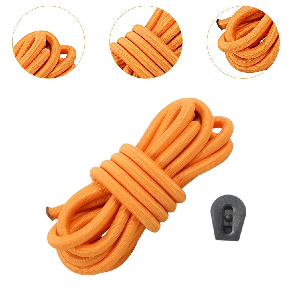 Elastic Bungee Shock Cord Portable Lightweight Heavy Duty Sturdy Paddle Boarding with Adjustable Nonslip Buckle Fixing Rope