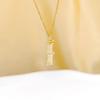 Bamboo Cat's Eye Stone Pendant Necklace - Light Luxury Niche Women's Choker
