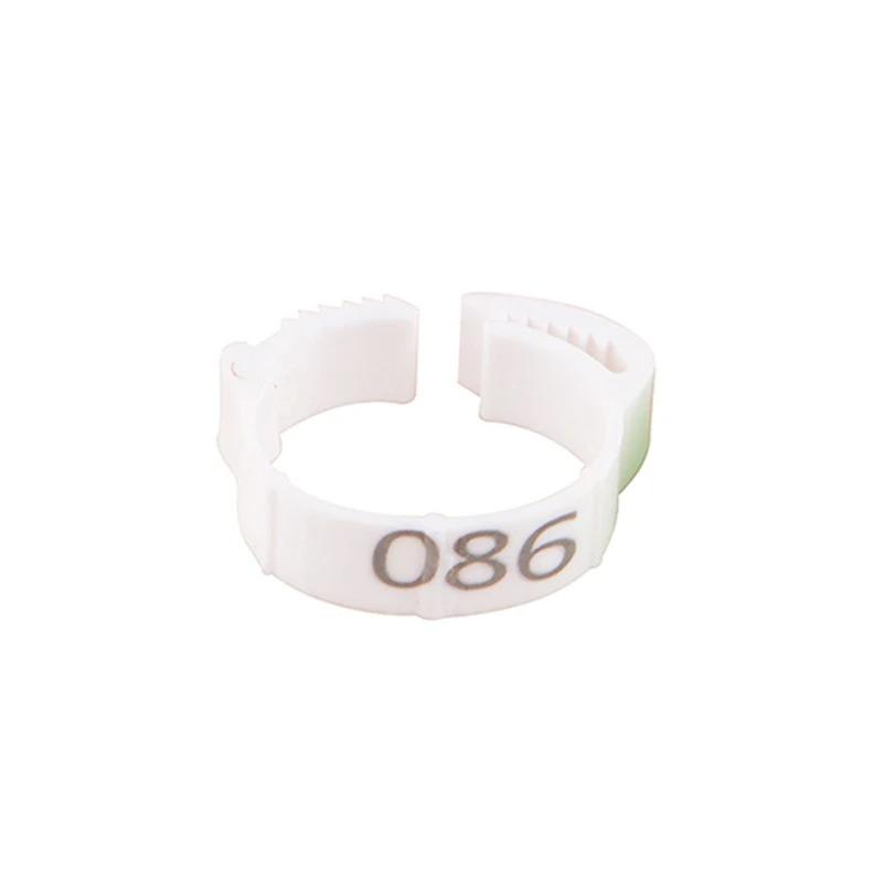 25/50 pcs chicken foot ring with adjustable inner diameter 2~2.4cm poultry digital ring duck and goose farm management supplies