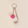 1PC Golf Ball for Kids Gifts Key Ring for Sport Lovers Key Holder Mini Metal Keychain Key Chain