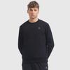 Kelme Men's Long Sleeve Crew Neck Sweatshirt with One-Point Logo (Black, L)