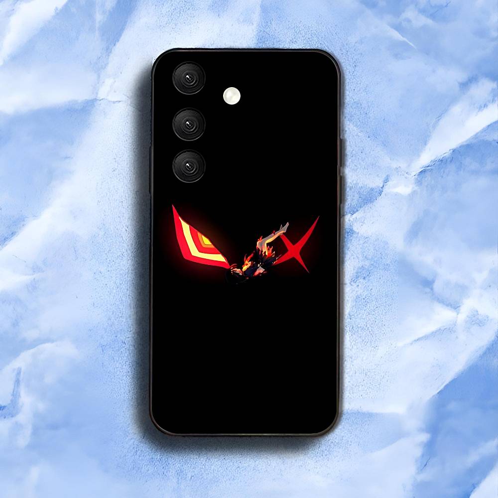 K-Kill La Kill For Samsung Galaxy S23 S24 S25 Ultra S22 Plus S21 Black Soft Case Waterproof Soft Case