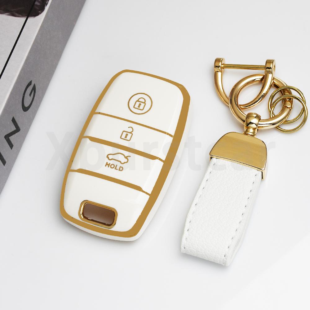 3 Button Tpu Auto Fob Holder Shell Keyless Car Smart Key Cover Case For Kia Optima Sorento Niro Soul Kx3 Kx5 K3S Rio Ceed Cerato