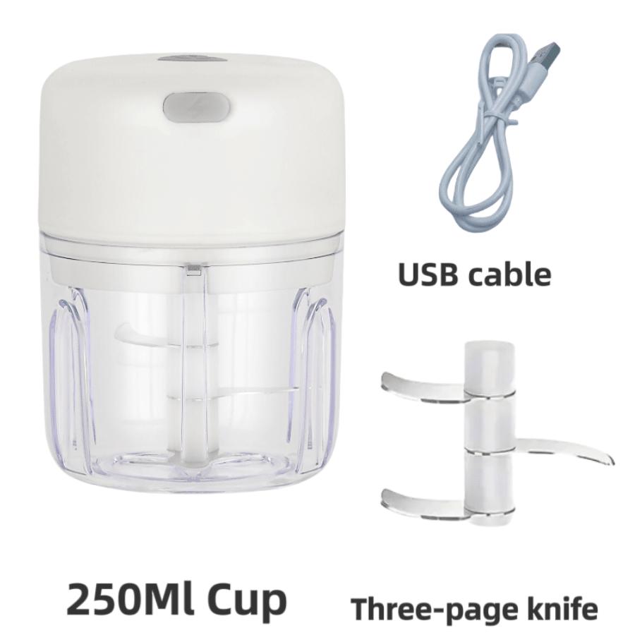 Wireless Portable Electric Garlic Chopper, Mini Garlic Masher, Compact Easy-use Kitchen Tool