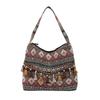 New shoulder bag ethnic style bag women's 2025 new bohemian style tassel large capacity tote bag women's bag
