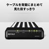 [Exclusive To .co.jp] Buffalo Giga Compatible Switching Hub 5 Ports Plastic Housing AC Power Supply Wall Mount Japanese Manufacturer Eco Package Black