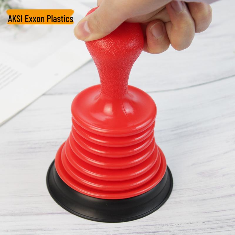 Drain Unblocker Set: Kitchen Sink, Bathroom, Toilet Plungers