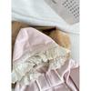 Girls Korean Style Jacket New Children's Autumn Pastoral Cute All-match Hat Lace Edge Zipper Sweater