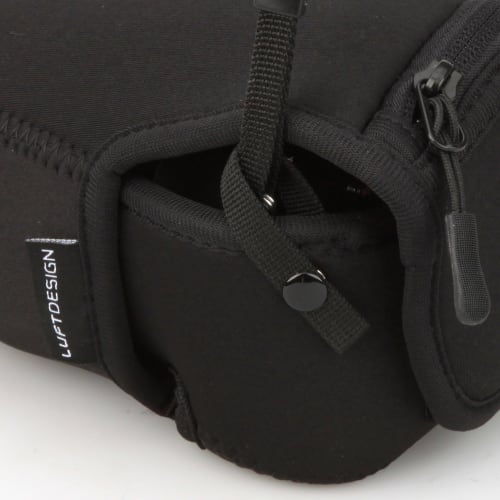 HAKUBA Single Lens Camera Case Luft Design Slim Fit Camera Jacket M-110 Black DCS-03M110BK
