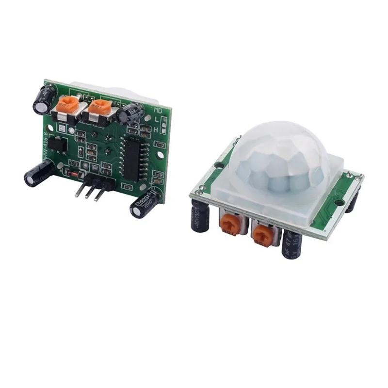 5 Pieces HC SR501 PIR Motion Sensor Modules with Adjustable Sensitivity Infrared Sensor Modules for DIY Electronics