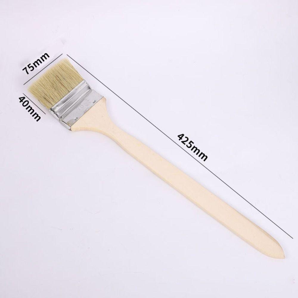 Mixed Pig Mane Hair Elbow Paint Brush Long Handle Elbow Universal Bristle Brush  Painting