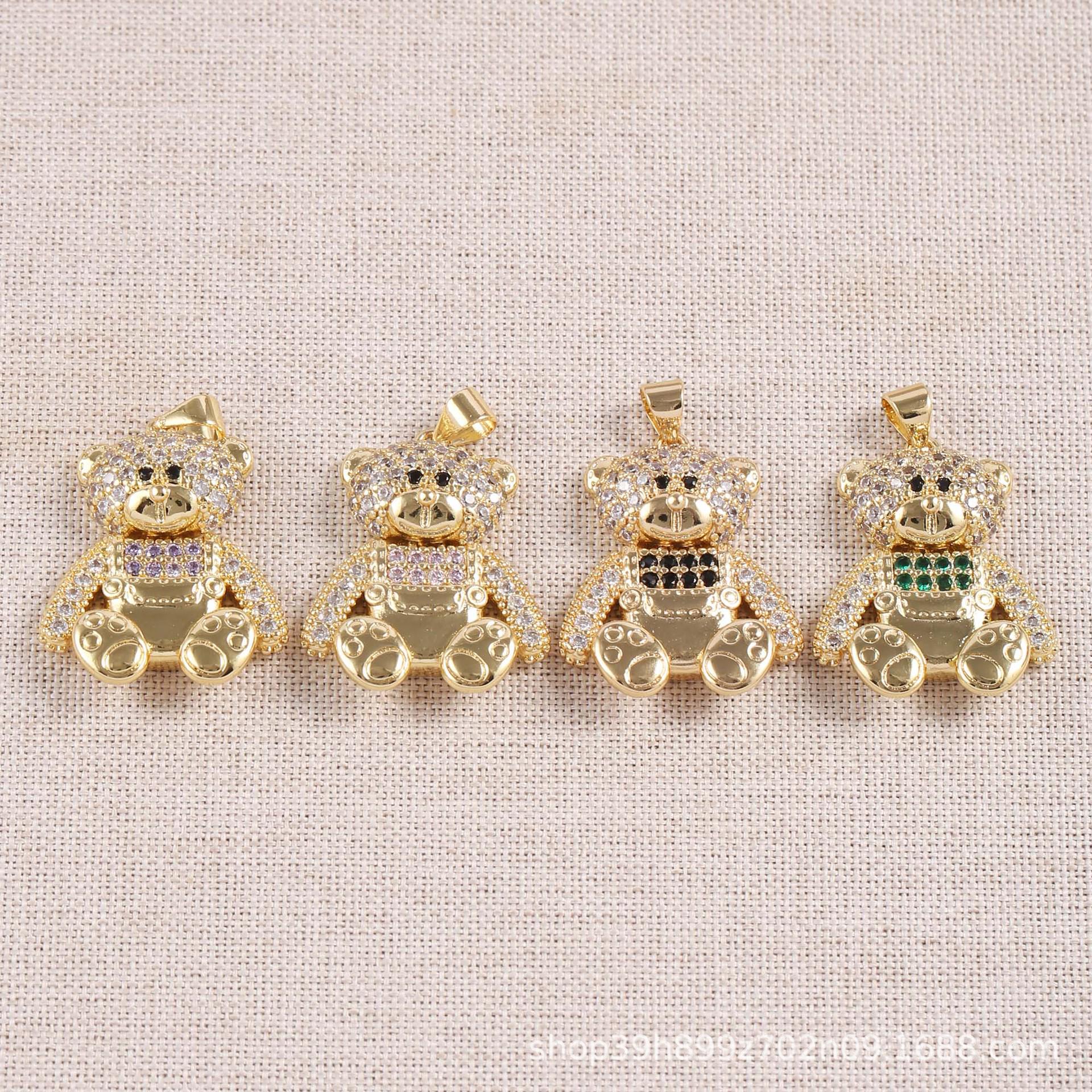 Европейское Шикарное Ожерелье с Медвежонком - Роскошное, Универсальное Украшение для Женщин.