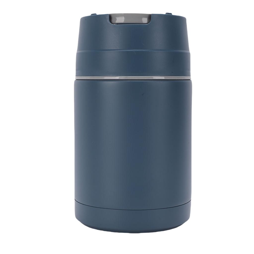 Yalıtımlı Yemek Termosu 1000ml Kapasite 304 Paslanmaz Çelik Sıcak Yemek Öğle Yemeği Kabı Katlanabilir Kaşık ile