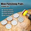 25mm Mini Diamond Polishing Pads Marble Granite Gemstone Grinding Wheel Fine Polishing Flexible Resin Sanding Disc Self-adhesive