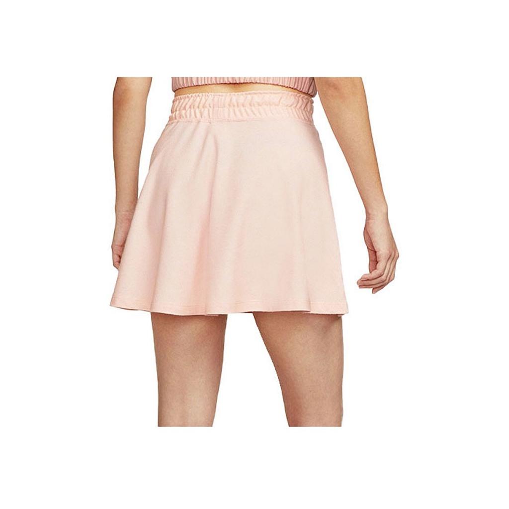 Nike Fustă de damă Air Pique Solid cu logo respirabil, linie A, confortabilă, casual, roz deschis DO7605-610