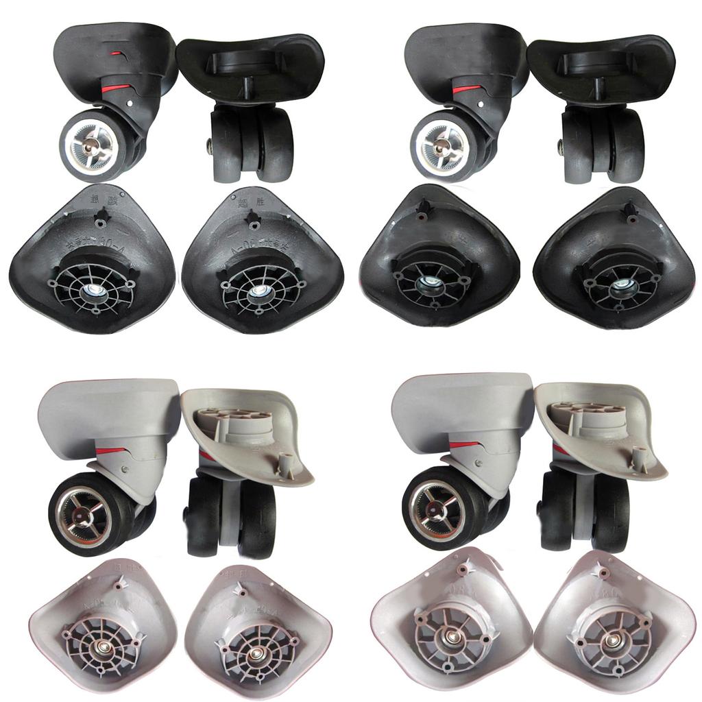 2pcs/pair A08 Swivel Wheels 360 Degree Rotation Suitcase Replacement Casters Luggage Repair Parts Accessories