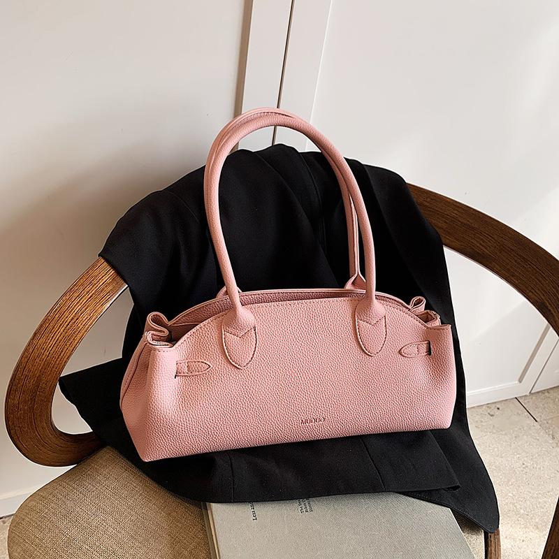 

Женская новая повседневная сумка через плечо большой вместимости для поездок на работу розовый