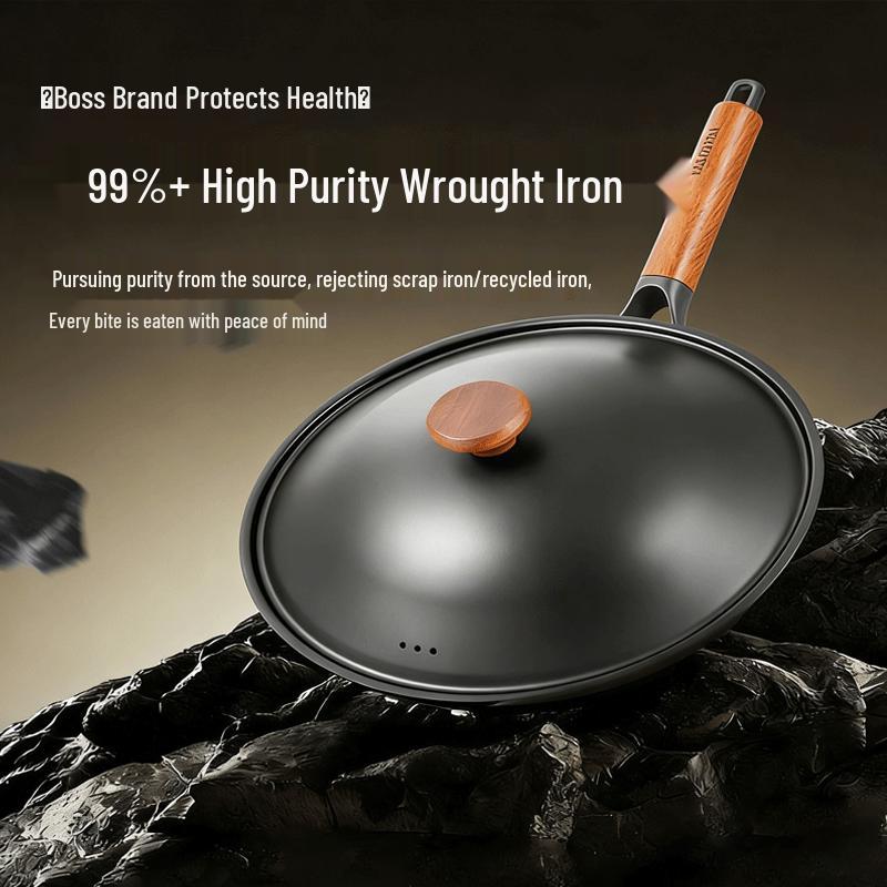 Robam 30cm Fine Iron Non-stick Stir-fry Pan (CJ1S Series)