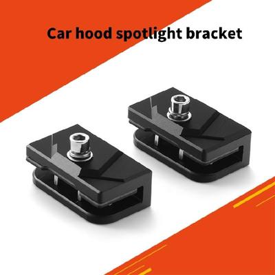 Universal Truck Hood LED Pod Light Mounting Brackets Metal Adjustable Work Light Holders Vehicles Exterior Accessories