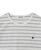 Tudument Striped Round-Neck T-Shirt_Oatmeal