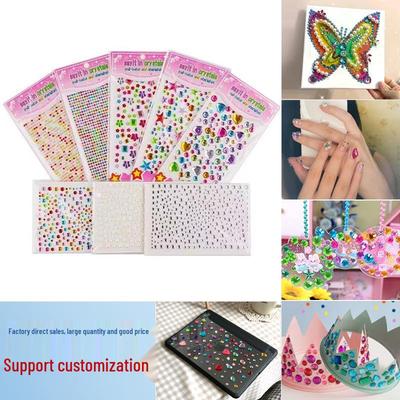 Children's Gem Crystal Diamond Sticker Set - Creative Reward Stickers for Kindergarten
