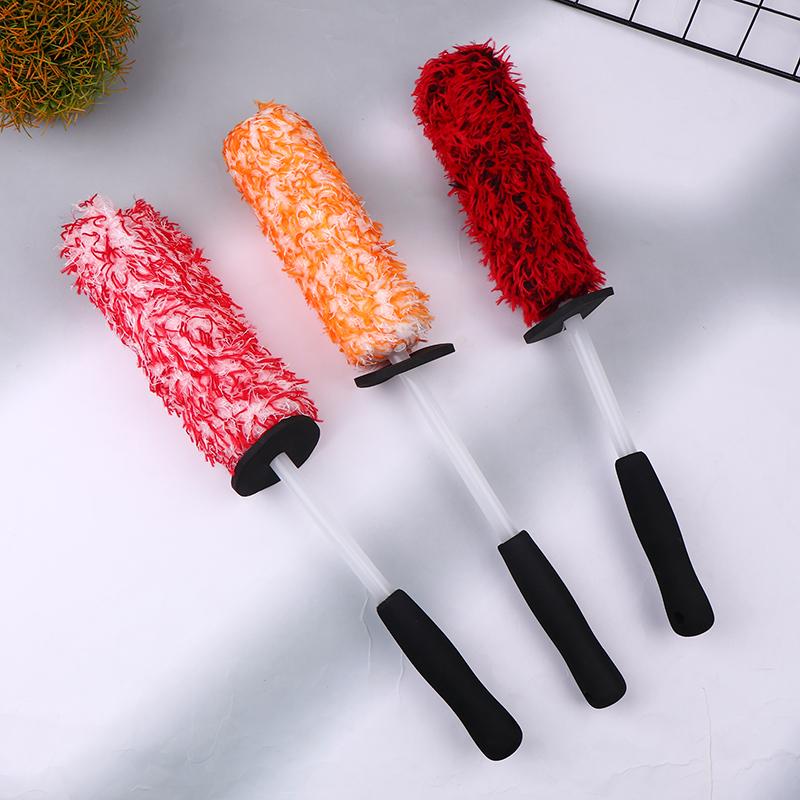 Szczotka do czyszczenia felg samochodowych z oponami, z mikrofibry, do mycia samochodu, przenośna szczotka do usuwania kurzu samochodowego, narzędzia do mycia, artykuły czyszczące