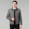 Men's 2025 Thickened Double-Sided Woolen Jacket with Detachable Down Liner - Business Casual Western Style Coat