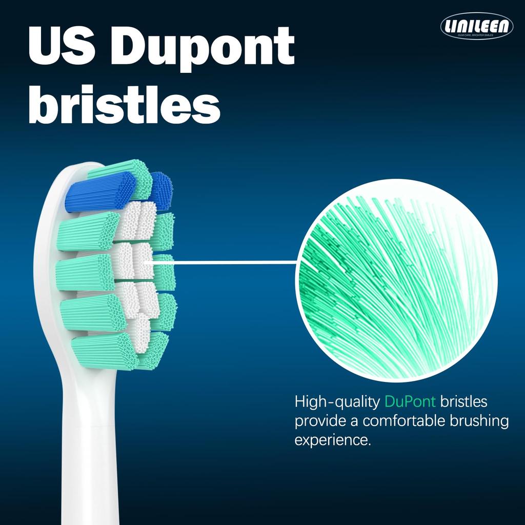 LINILEEA Electric Toothbrush Replacement Brush Sets for Philips Sonicare DiamondClean Series and 3100 Series Improved 10 Brush Sets [2025 Model]