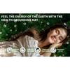 Earthing Grounding Mat for Bed King Queen Sizes Anti Slip Pad with Grounding Cord Support Better Sleep and Comfortable Daily Rest