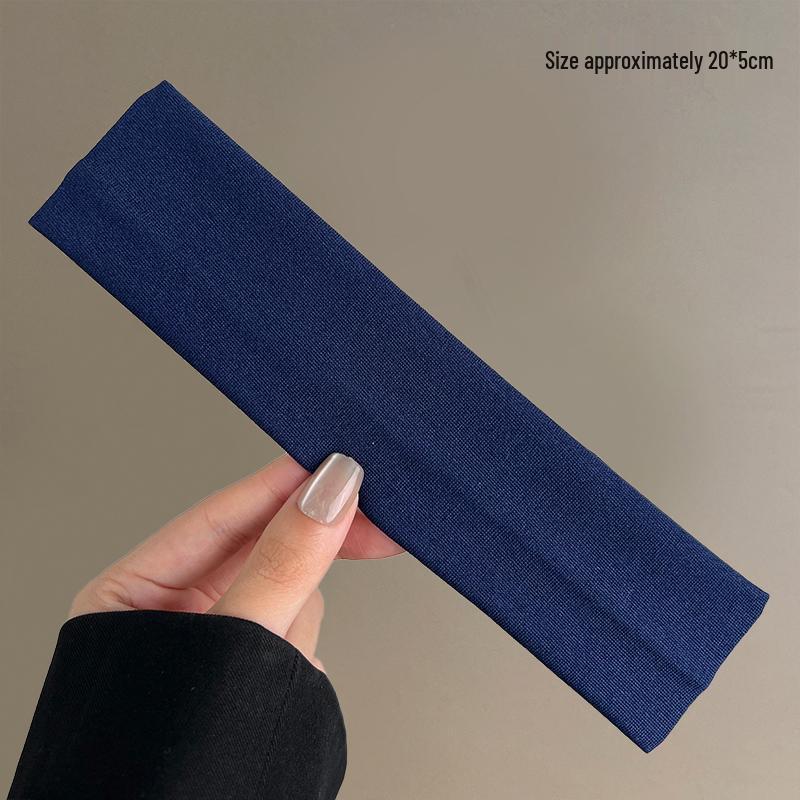 Unisex Sweat-Absorbing Yoga Headband for Sports, Fitness, and Face Washing