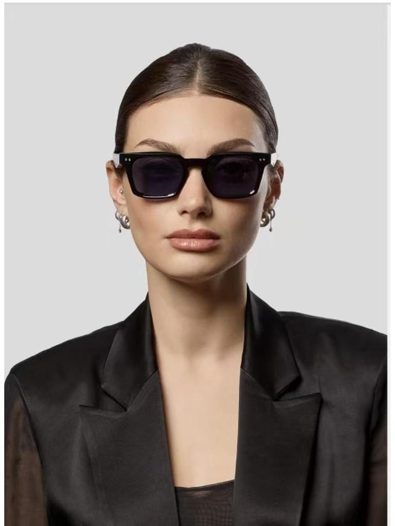 DTS750 Unisex Fashion Handmade Acetate Sunglasses: Holiday Party Trend, Versatile Plano Glasses