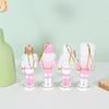 Pink Gold Series Nutcracker Puppet Soldier 12cm Christmas Tree Pendant 1Pc Party Home Decoration Holiday Gift