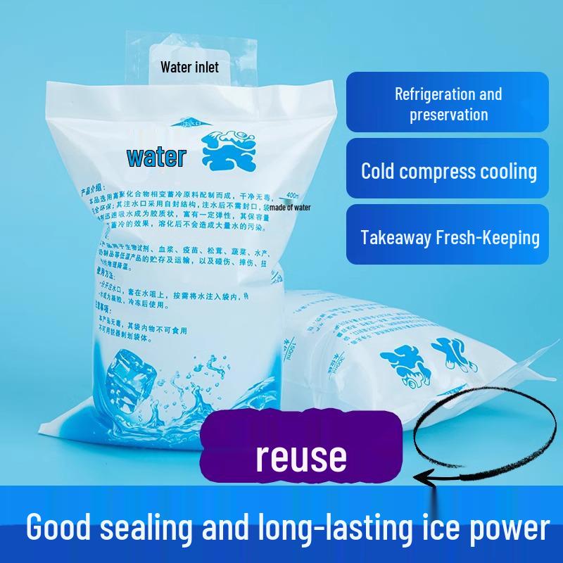 Reusable Commercial Street Frozen Ice Pack for Food Preservation