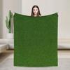 Gras Kampfmatte Wiesenland Grünfläche Decke Warm Weich Neuheit Plüsch Überwurfdecke für Sofa Flanell Tagesdecke Bettbezug