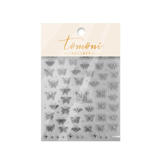 Nail Slider Shiny DIY Various Styles Great 5D Effect Japanese Vintage Gilding Butterfly Sticker for Salon
