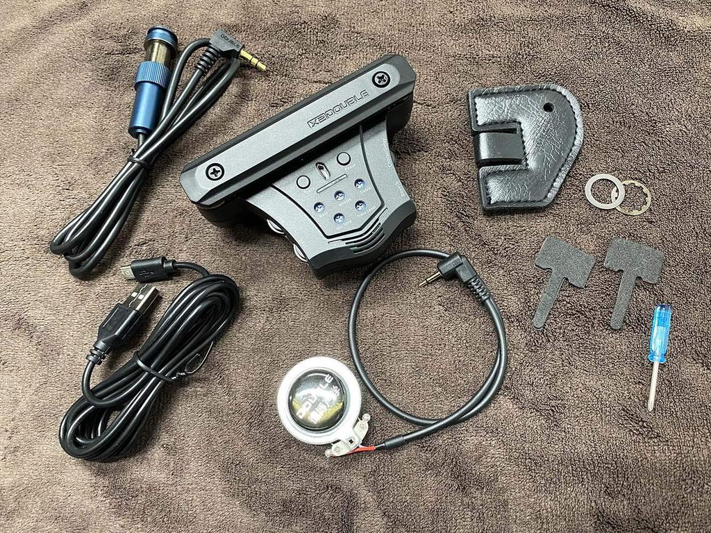 Double Acoustic Guitar Sound Hole Mount Magnetic Pickup Double Active G0