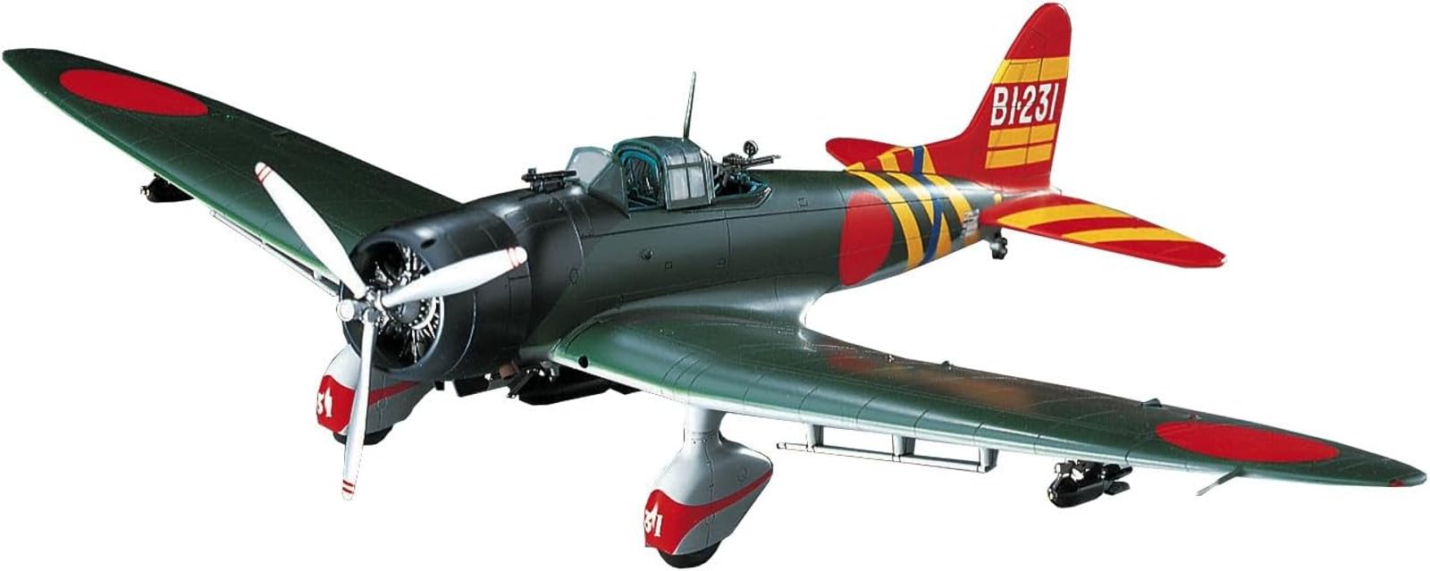 

Hasegawa scale Japanese Navy Aichi D3A1 Type 99 Bomber Model 11 Plastic Model JT55 1/48 Carrier-Based