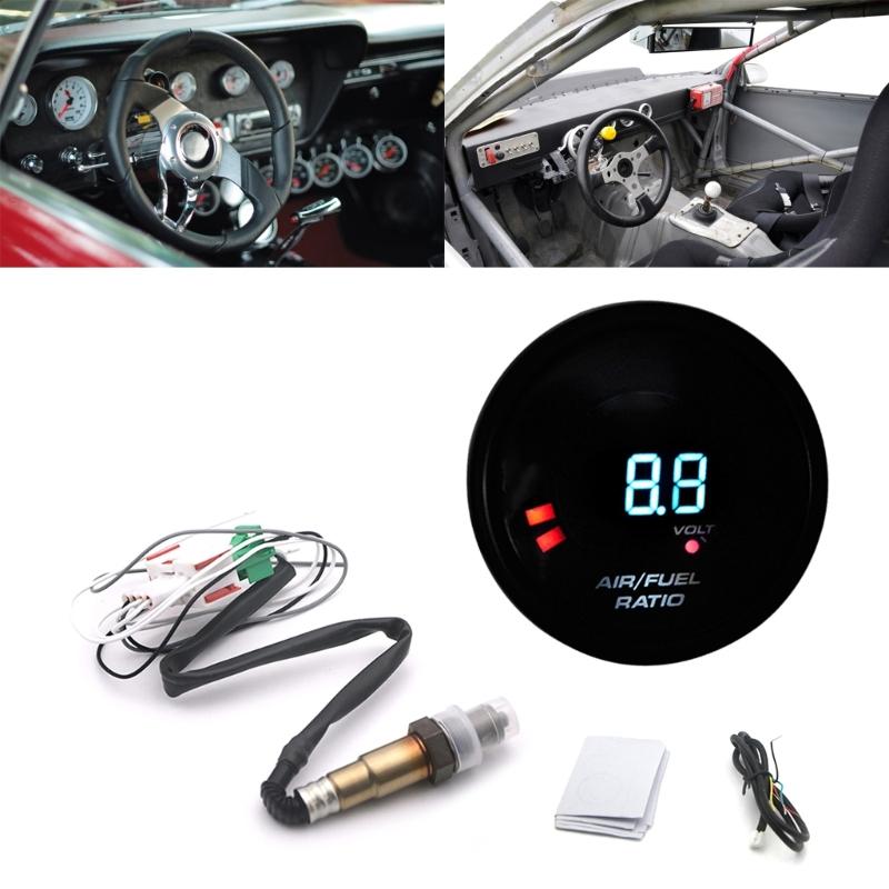 Automotive Digital Air Fuel Ratio Meter Ratio Gauges with Easy Installation & 0 To 1V Output Signal for Various Model