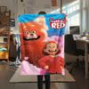 1Pc Cartoon Red Panda Print Flannel Blanket, High quality Comfortable for All Seasons, Home Decor, Warmth and Comfort, Perfect for Gifts