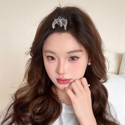 New Simple Fluffy Hairpin Bang Fluffy Hairpin Curling Roots High Natural Fluffy Hair Clip Seamless Clip Hair Comb for Women Men