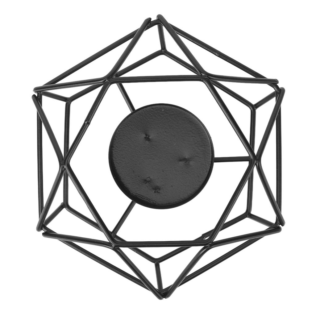 Kovový drátěný svícen Ins Style Vintage Dekorativní stojan na svíčky pro krbový stolek Patio