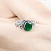 Green Onyx Gemstone 925 Sterling Silver Jewelry Handcrafted Women's Silver Ring RR-14-13