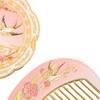 Handheld Mirror Set for Women Girls Antique Design Portable Makeup and Comb Valentine’S