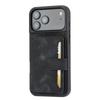 For iPhone 17 Pro Case Wallet Card Slot TPU+PU Leather Back Phone Cover