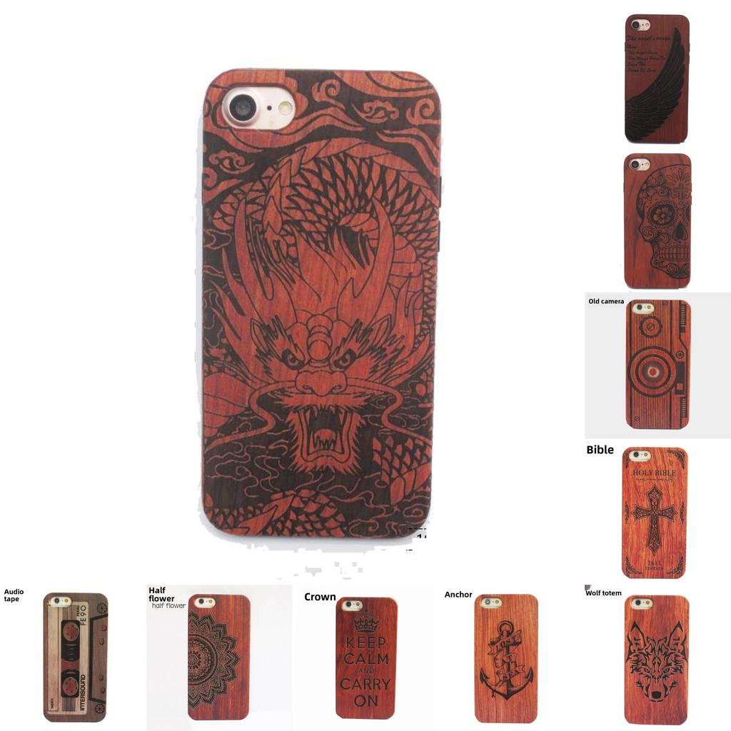 For Iphone 6s And 5s Wooden Case With Nature Designs For Daily Use