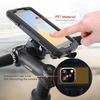 Motorcycle Phone Holder 360 Degree Rotation Cell Phone Clamp Motorbike Smartphone Mount Scooter Phone Clip For 4 -7.4 Inche